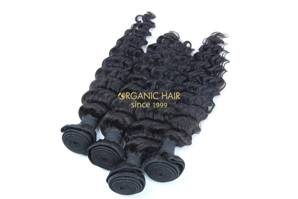  Virgin brazilian deep wave remy hair extenisons